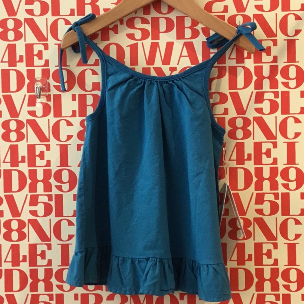 Go Gently Baby Woven Ruffle Top, NEW WITH TAGS!